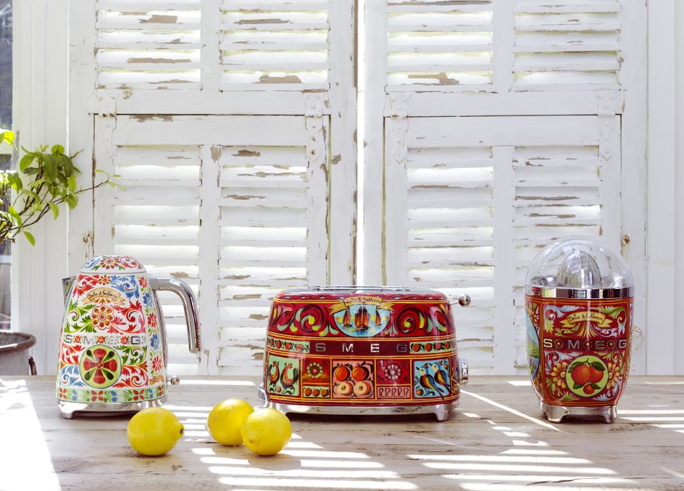 Petit-électroménagers Smeg et Dolce&Gabbana Sicily is my Love