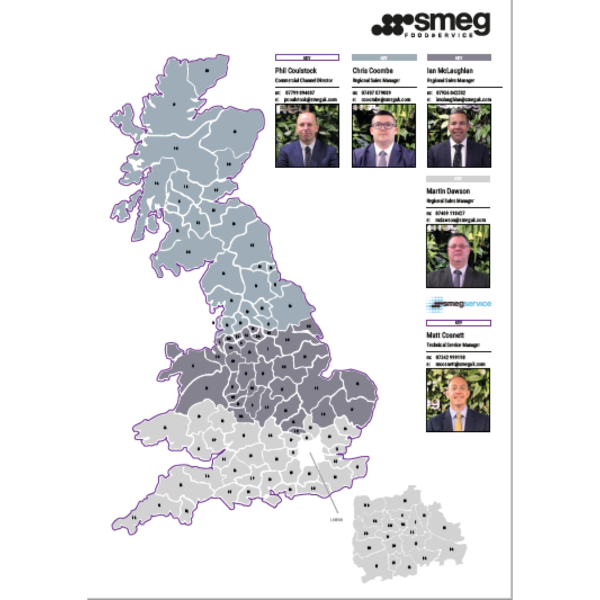 2023 UK Foodervice Coverage Map