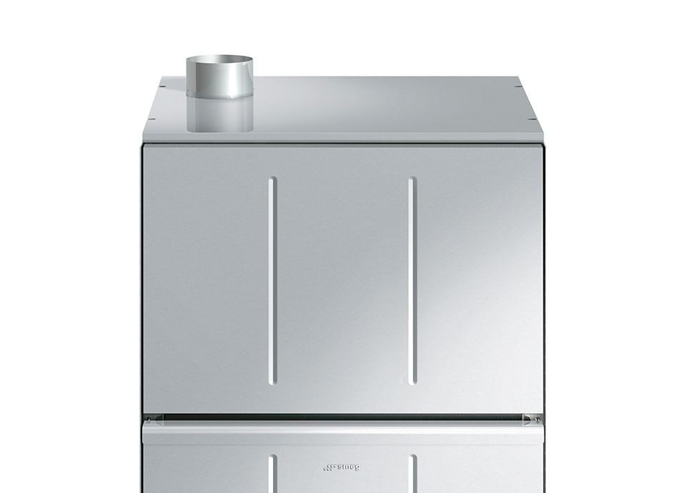 Smeg UW5757D utensil washer showcasing robust stainless steel construction
