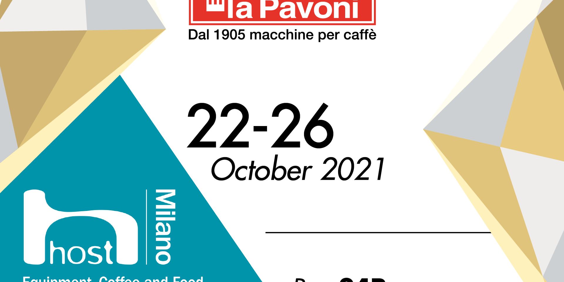 La Pavoni partecipa a Host 2021