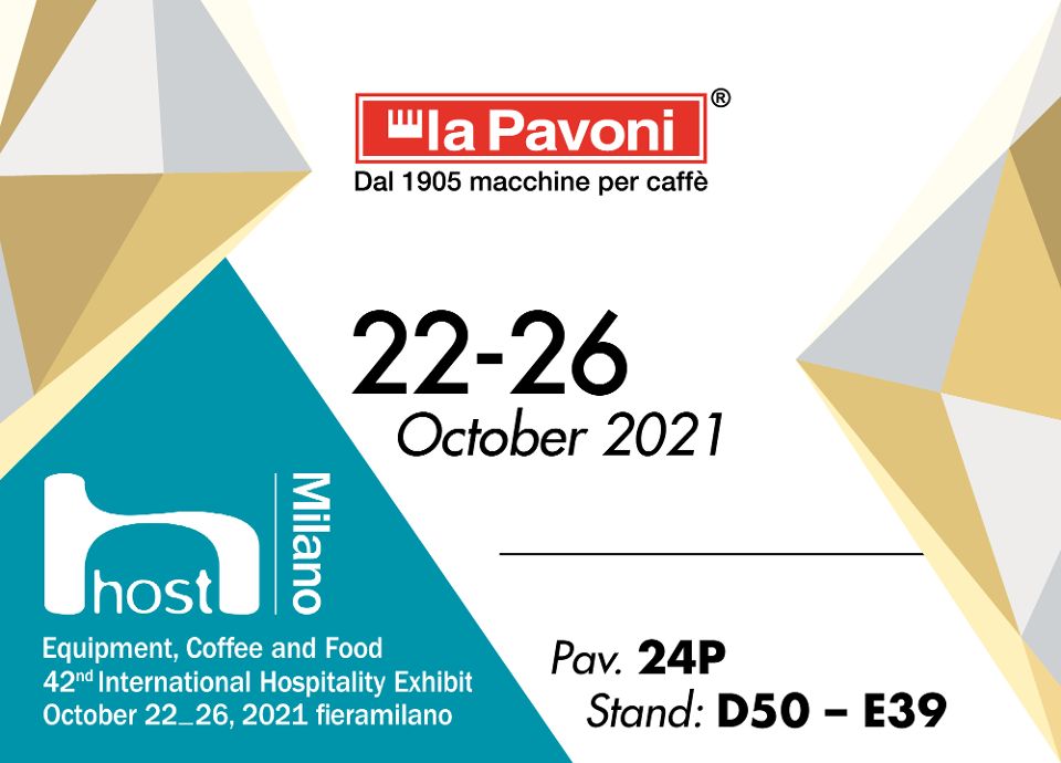 La Pavoni partecipa a Host 2021