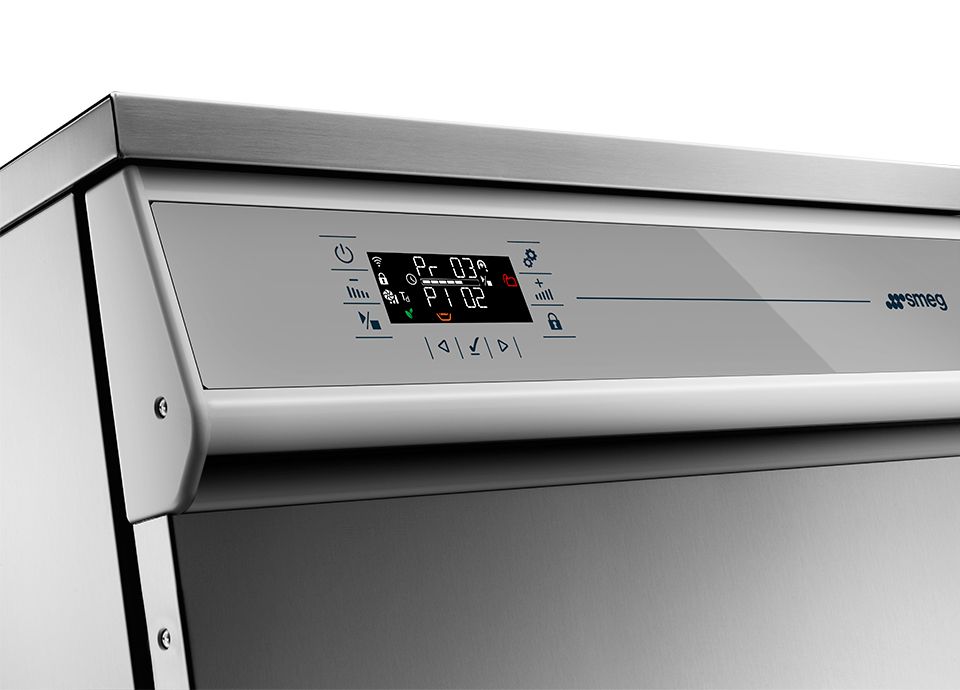 Glassware washer Smeg - color touch display