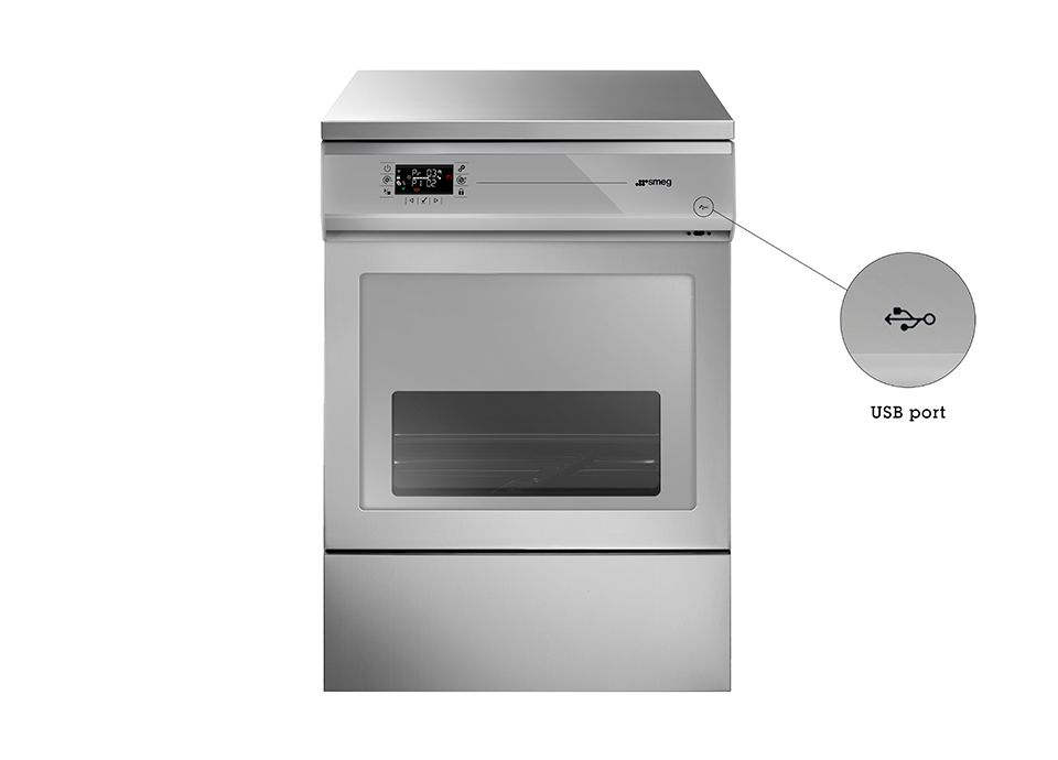 Glassware washer Smeg - USB input