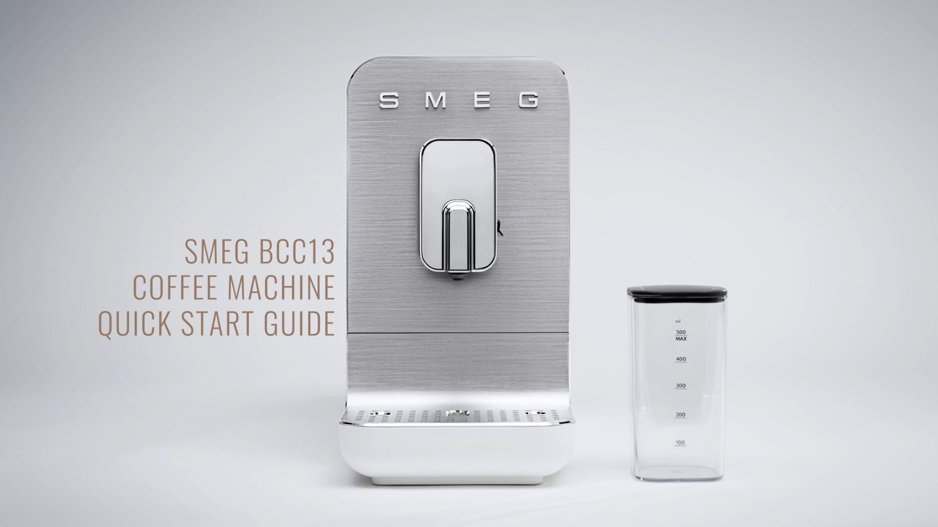 Bean to cup coffee machine User Guide