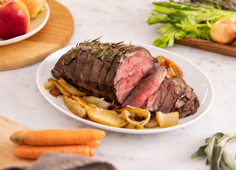 Ricetta Roast beef alle mele| Smeg