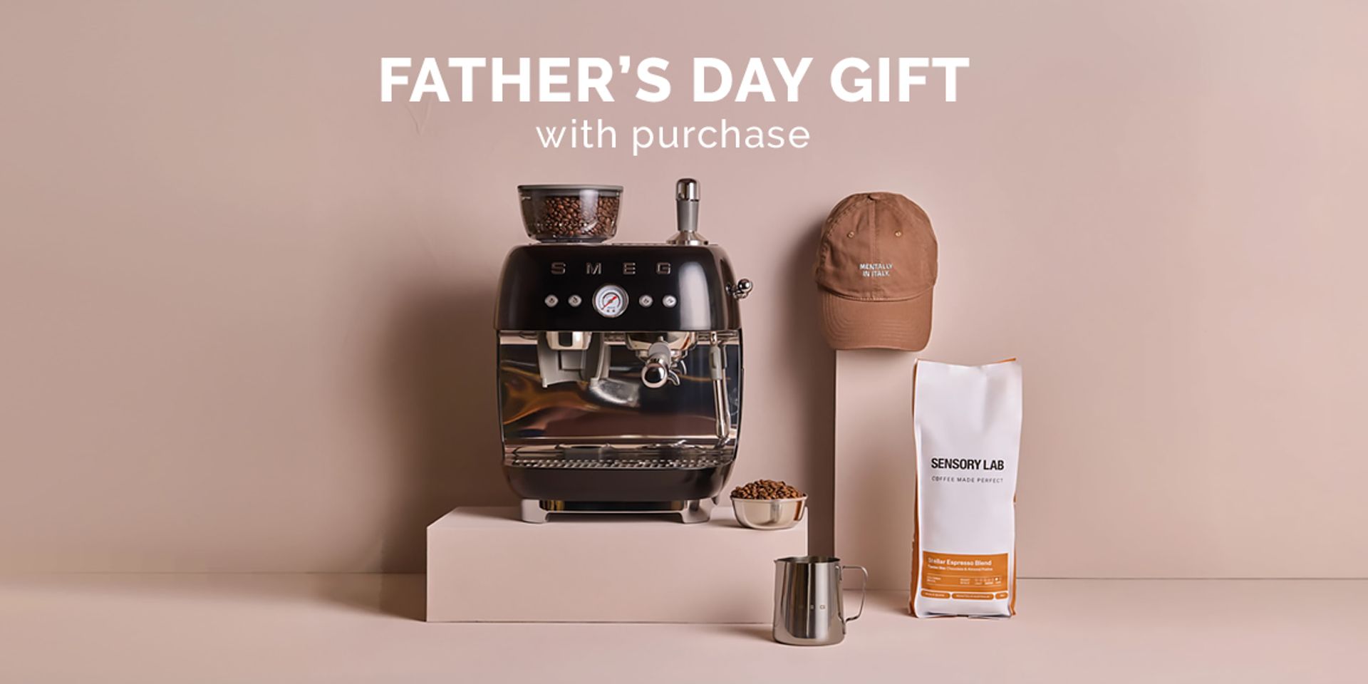 Black EGF03, Sensory lab coffee package and a Mum club brown 