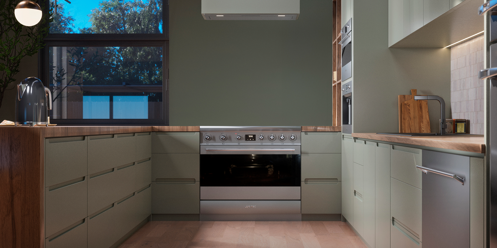 40 years of Classic featuring a stainless steel freestanding cooker