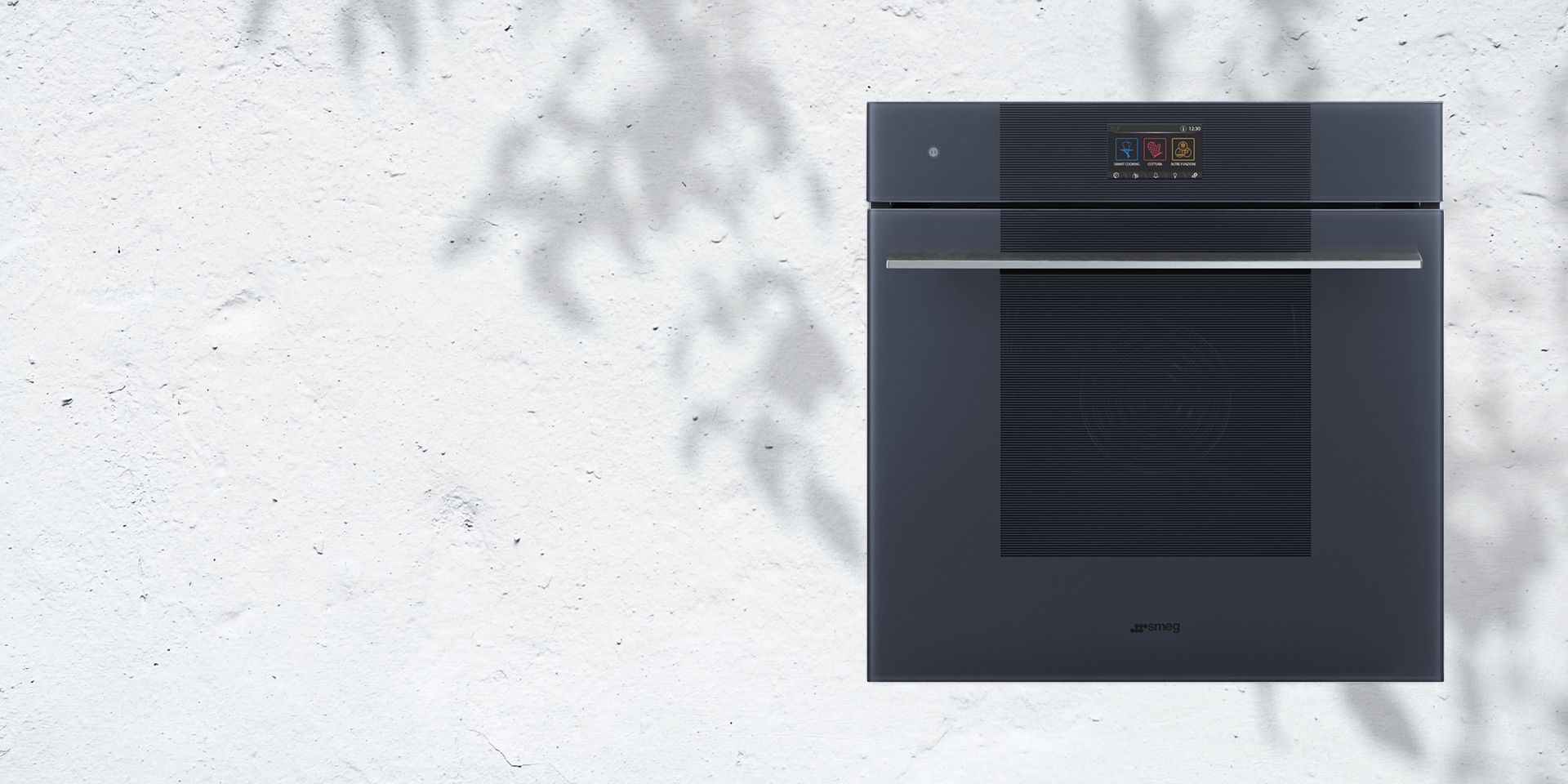 Linea built-in oven in neptune gray