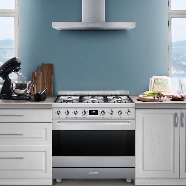 Classic stainless steel oven