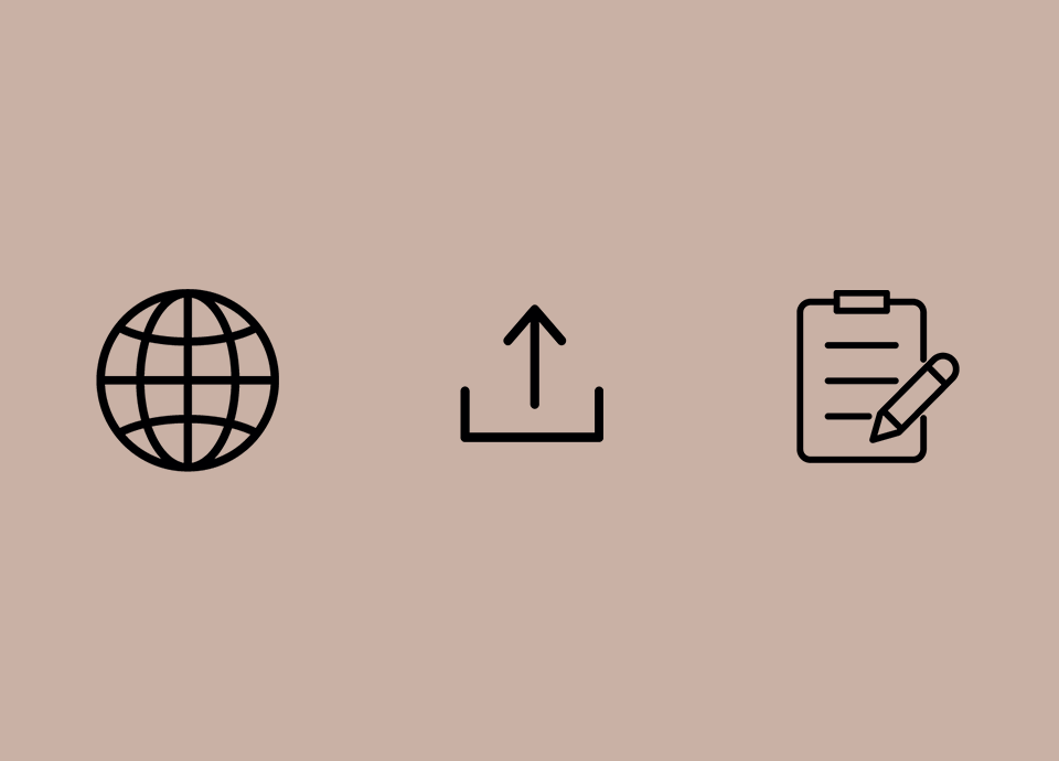 How to upload icons on a pink background