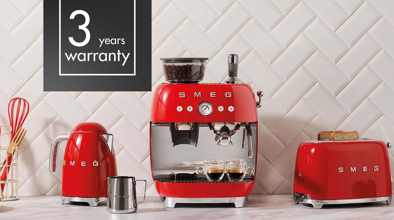 Ontvang één extra jaar garantie bij aankoop van een Espresso koffiemachine*