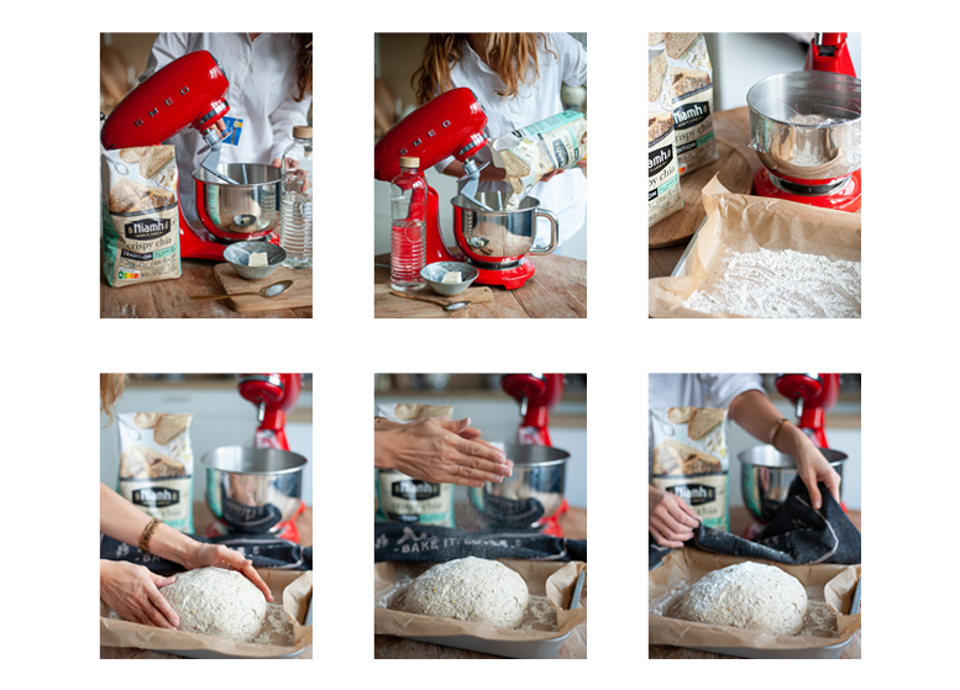 Een heerlijk vers brood in 5 gemakkelijke stappen.