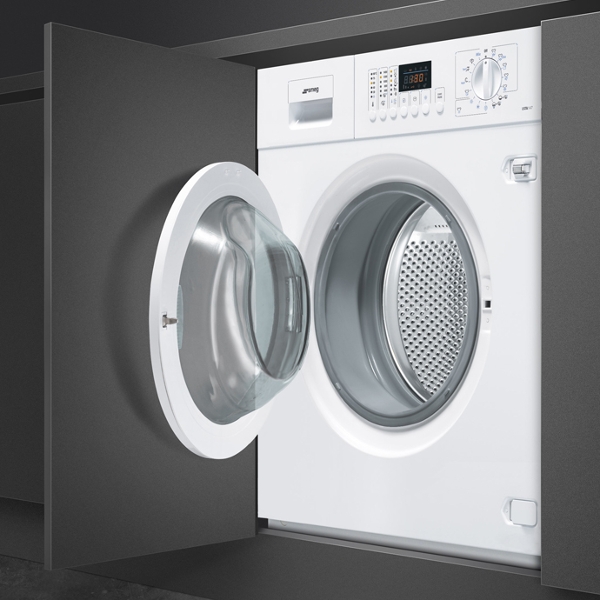 Lave-linge-hublot SMEG High Tech Wht10eit Machine À Laver Pose