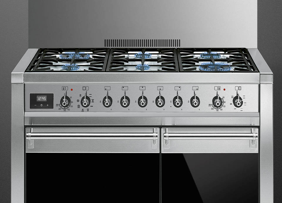 Centre de cuisson Plan de cuisson gaz Smeg