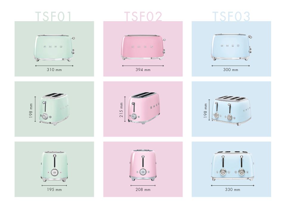 Toaster TSF SMEG "années 50"