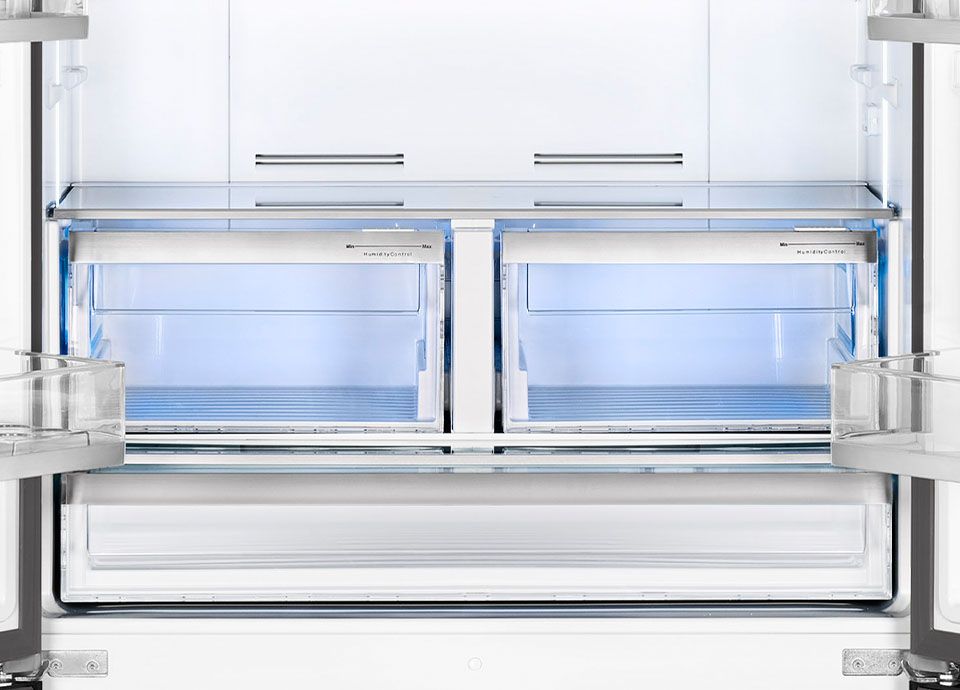 La zone extra fresh 0° des réfrigérateurs FQ60