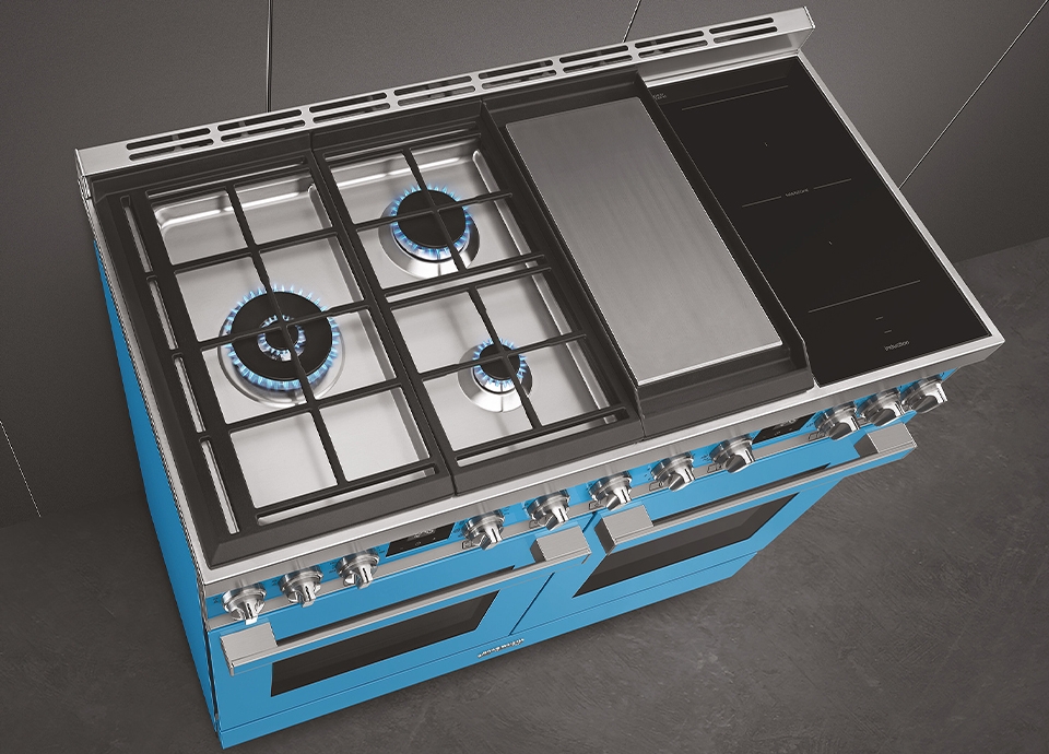 Centre de cuisson Plan de cuisson mixte Smeg