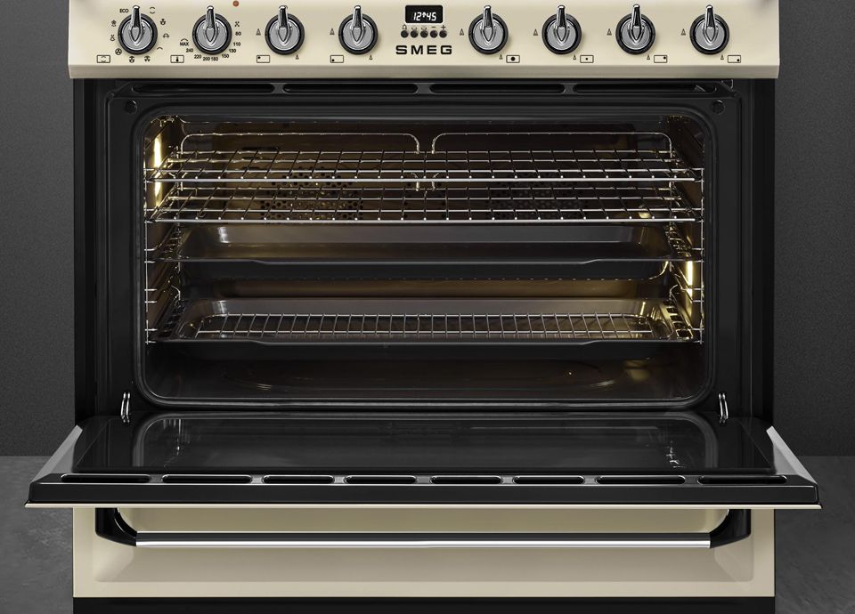 Centre de cuisson Smeg Victoria TR90IBL2 Induction Noir 90 cm