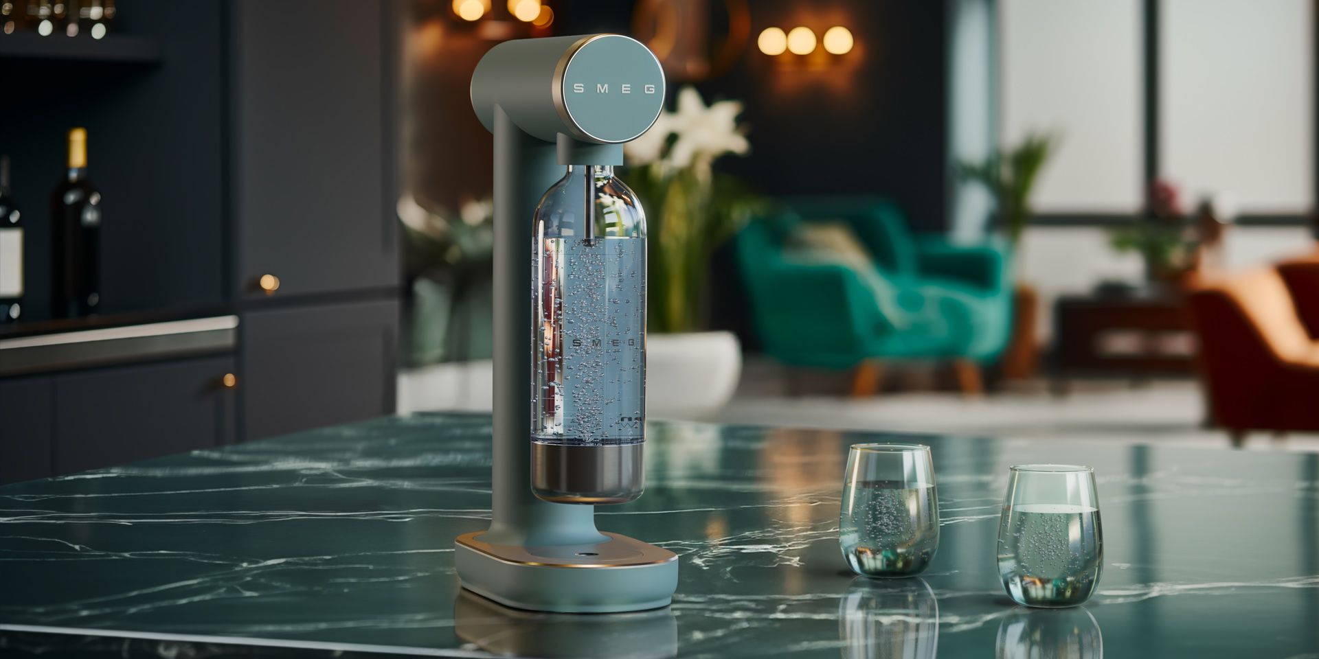 Machine à soda et eau pétillante SMEG