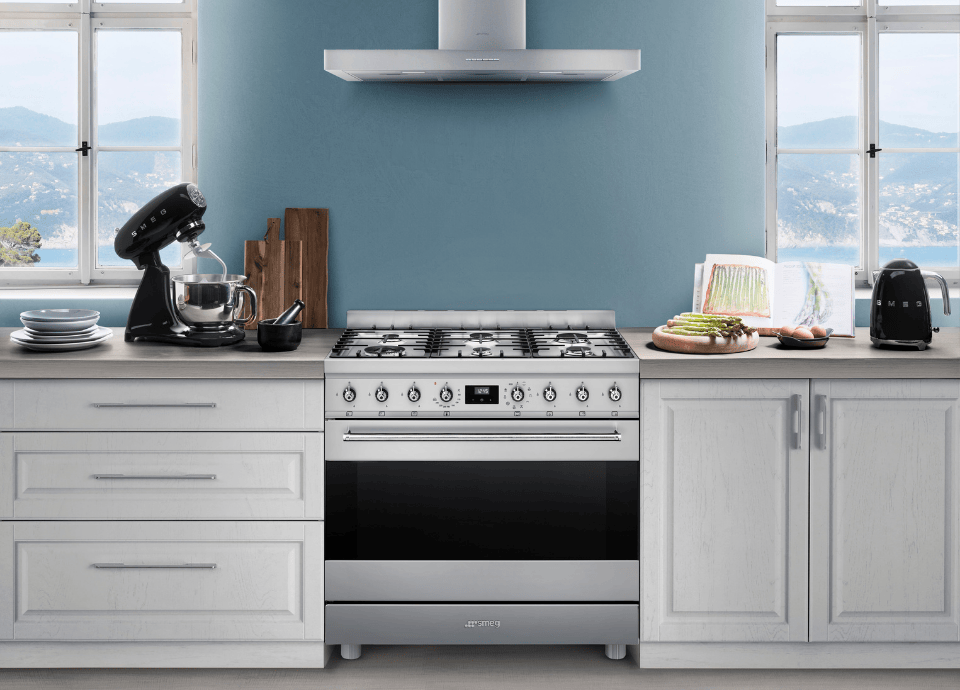 Piano de cuisson Classica Smeg inox C9GMX2