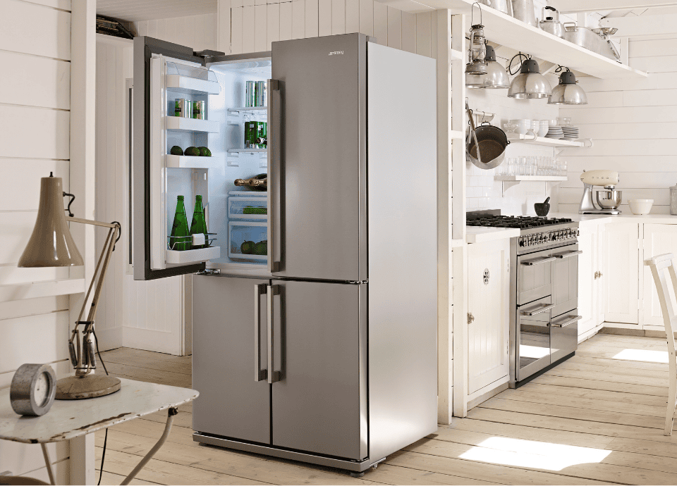 Frigo multiportes inox Smeg