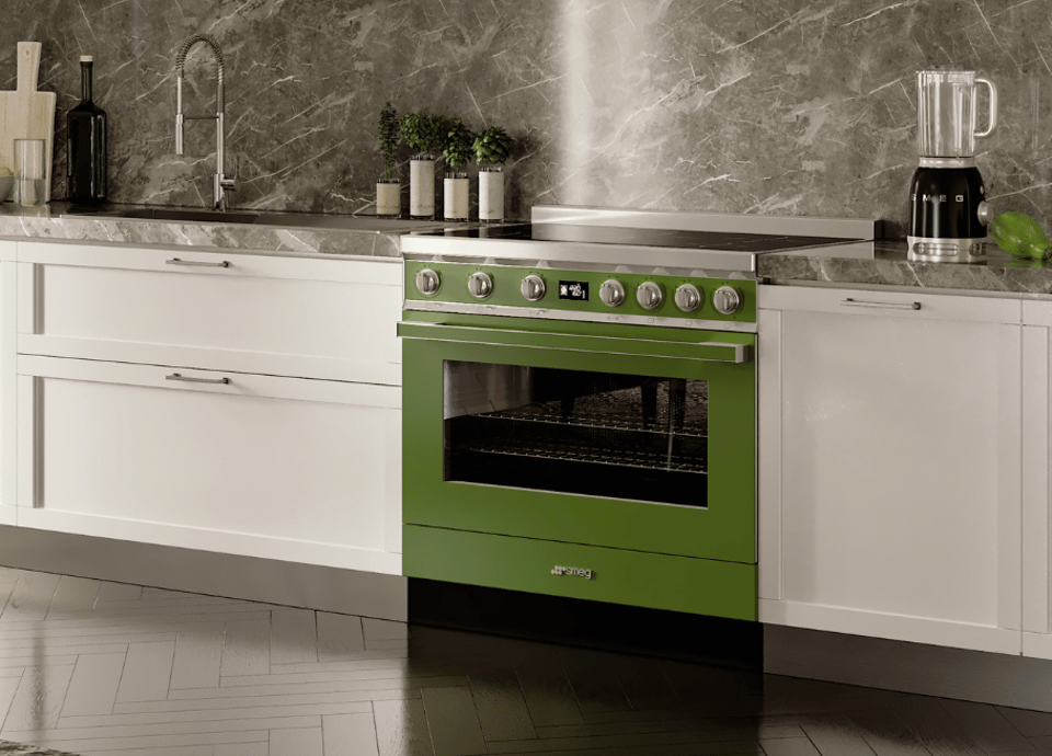 Piano de cuisson vert
