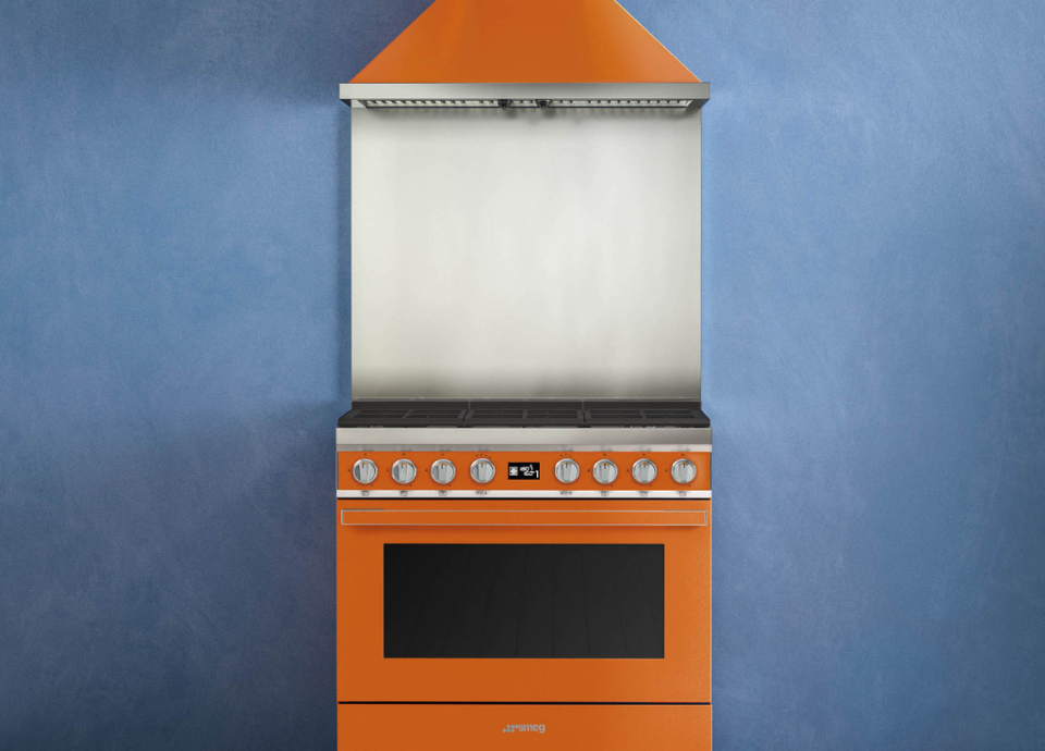 Piano de cuisson orange