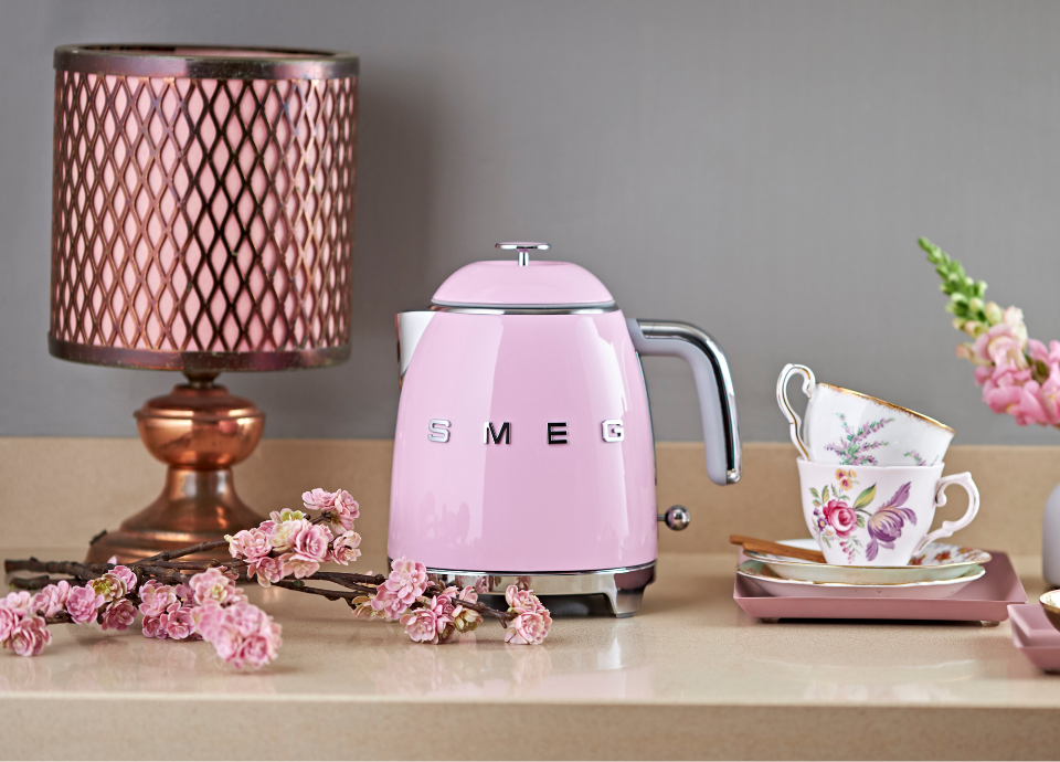 Bouilloire rose