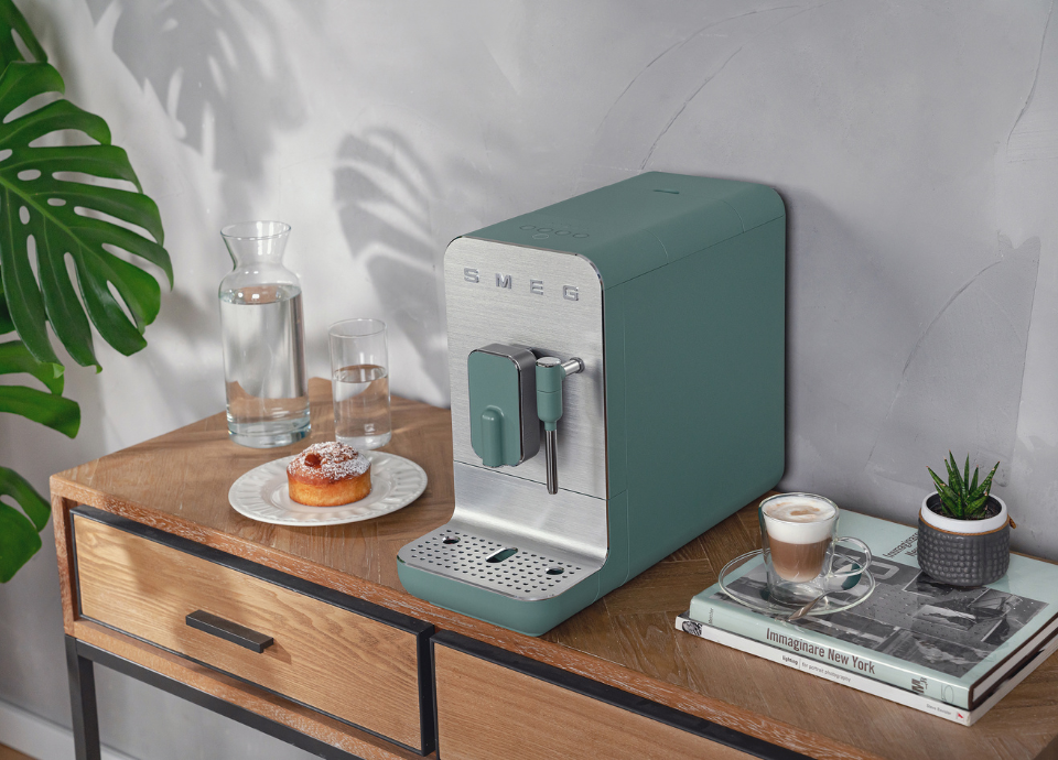 Machine à café verte