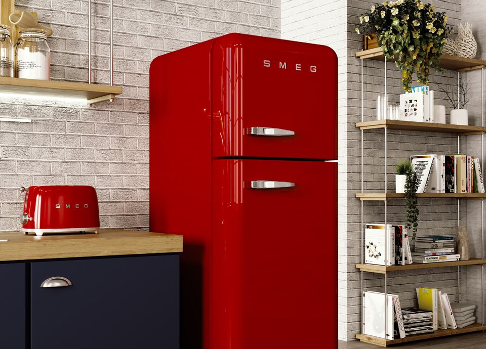 Réfrigérateur 2 portes rouge Smeg FAB30RRD5