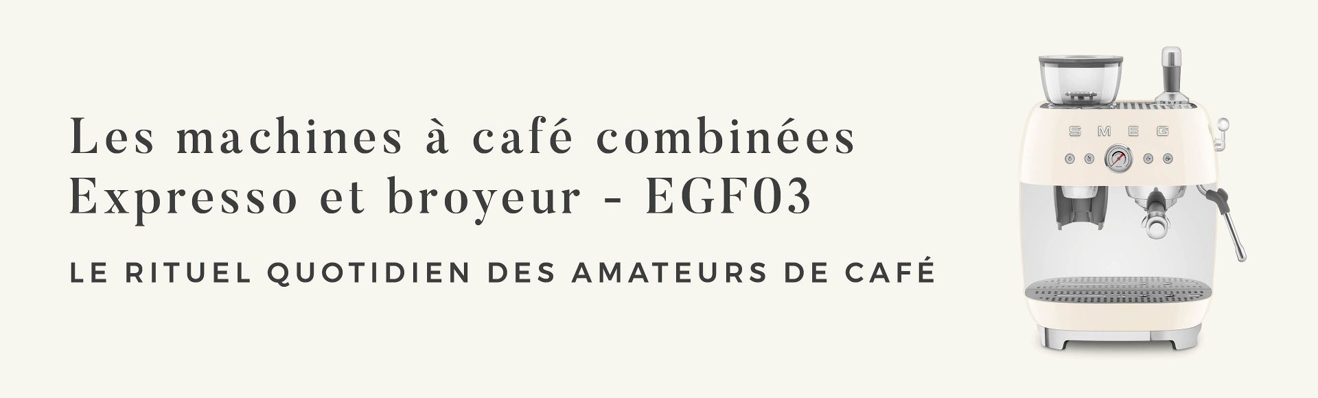 Machines à café EGF03 SMEG
