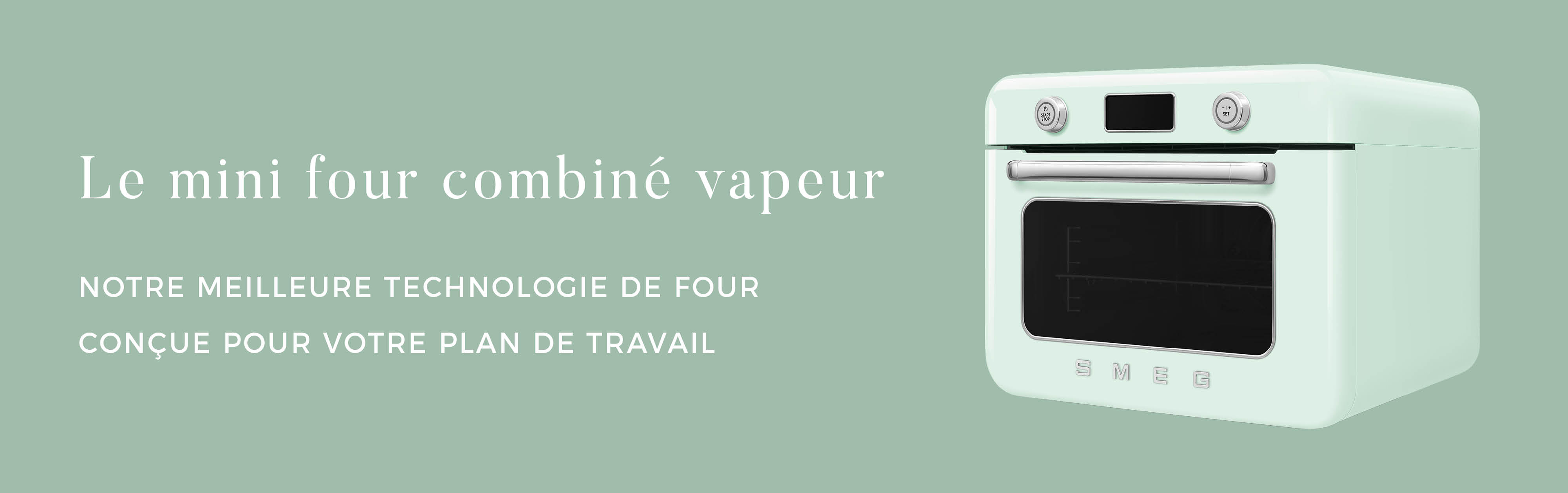 Mini four combiné vapeur SMEG