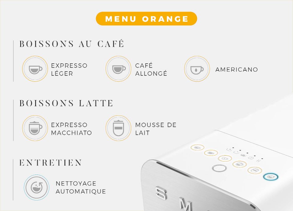 Menu orange