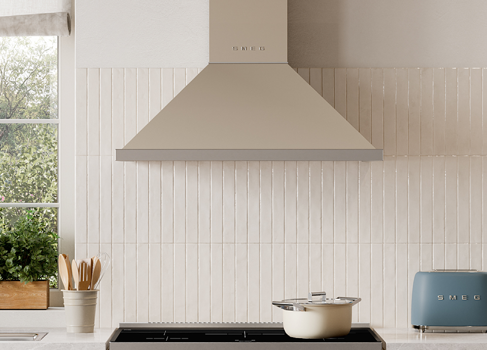 Les hottes Beige Lin mat