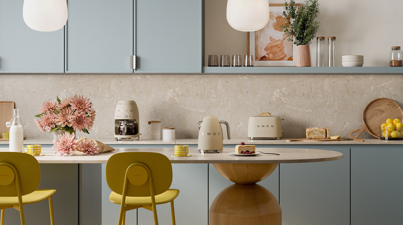 Coloris Beige Lin mat Smeg