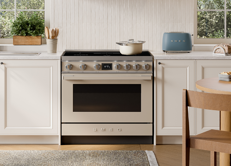 Le piano de cuisson Beige Lin mat