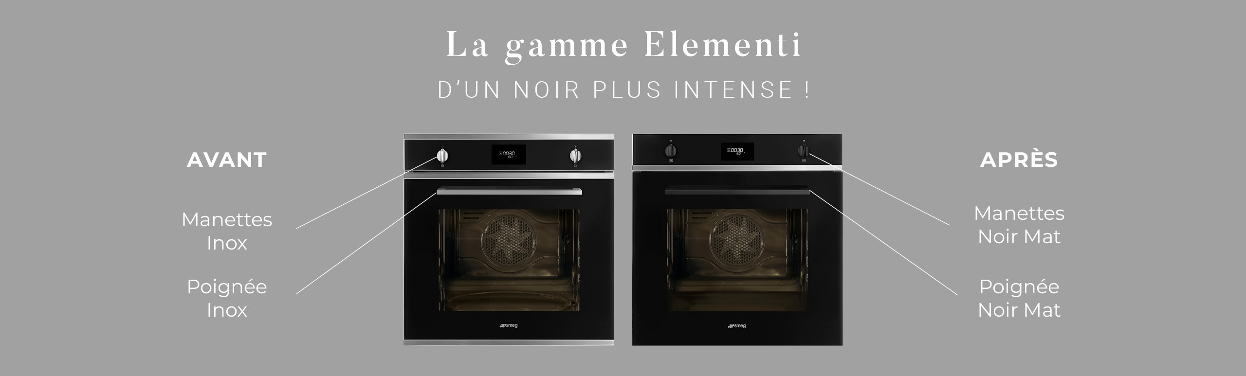 la gamme elementi smeg