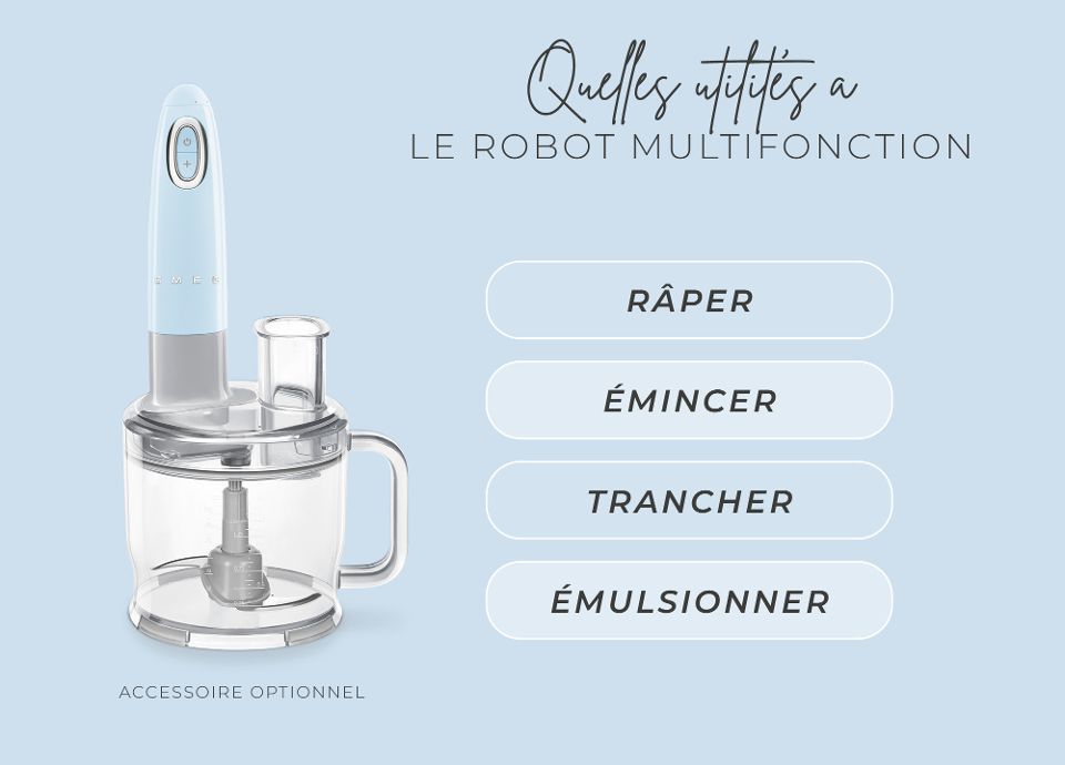 LA POLYVALENCE DU BOUT DES DOIGTS AVEC LE MIXEUR PLONGEANT