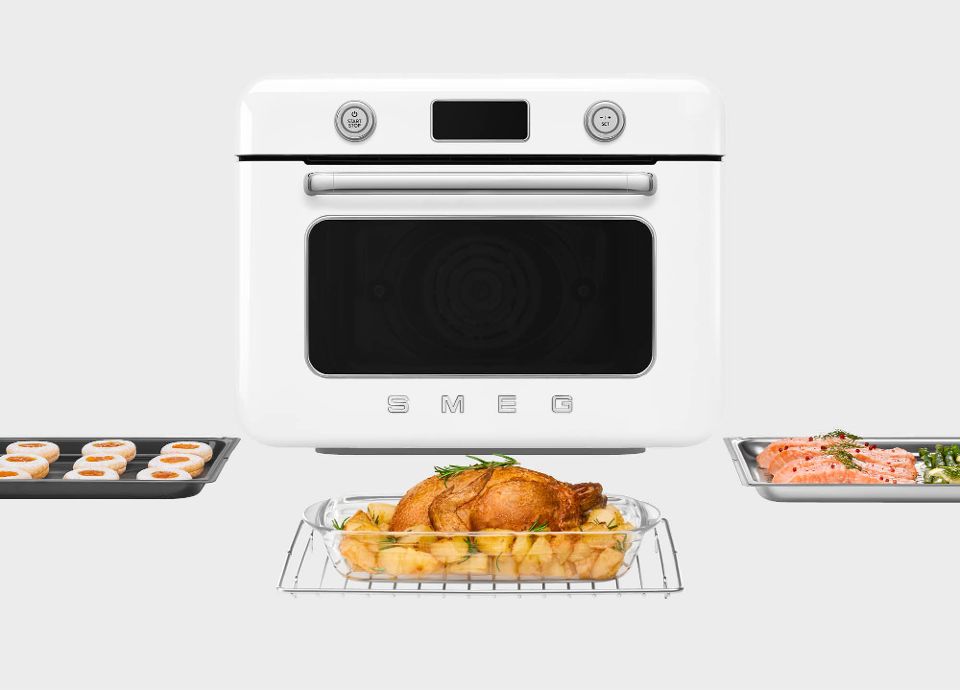 Lèchefrite émaillée Smeg BN640 – Profondeur 40 Mm Pour Fours 60 Cm 68/60 Litres