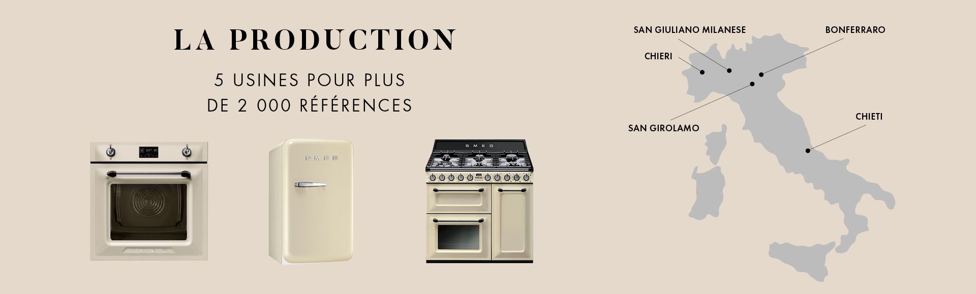 Le "Made in Italy" selon Smeg Smeg France