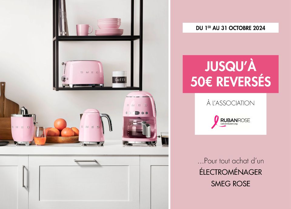 SMEG soutient l'association ruban rose pour l'opération octobre rose 2024
