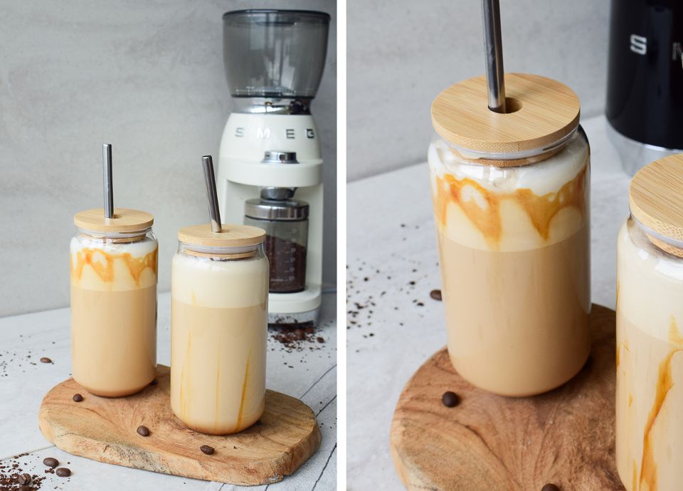 Le café latte Caramel et Vanille (version Cold Brew)