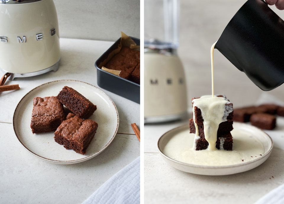 Le brownie à la cannelle et aux noix  de SMEG