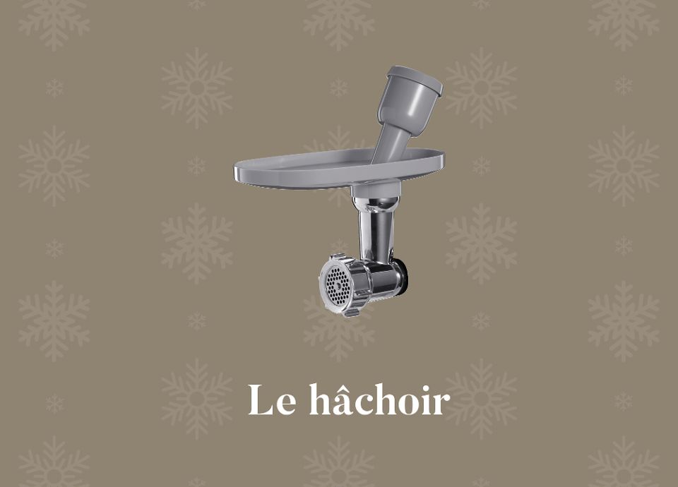 Le hachoir, accessoire optionnel des robots sur socle SMF