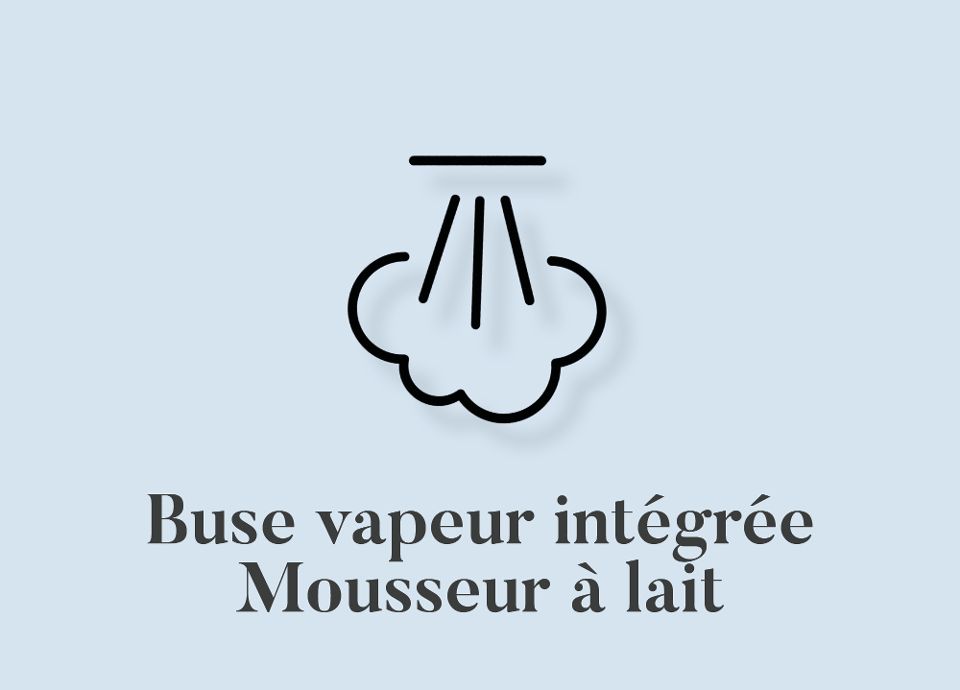 La buse vapeur de la machine à café expresso ECF01 SMEG