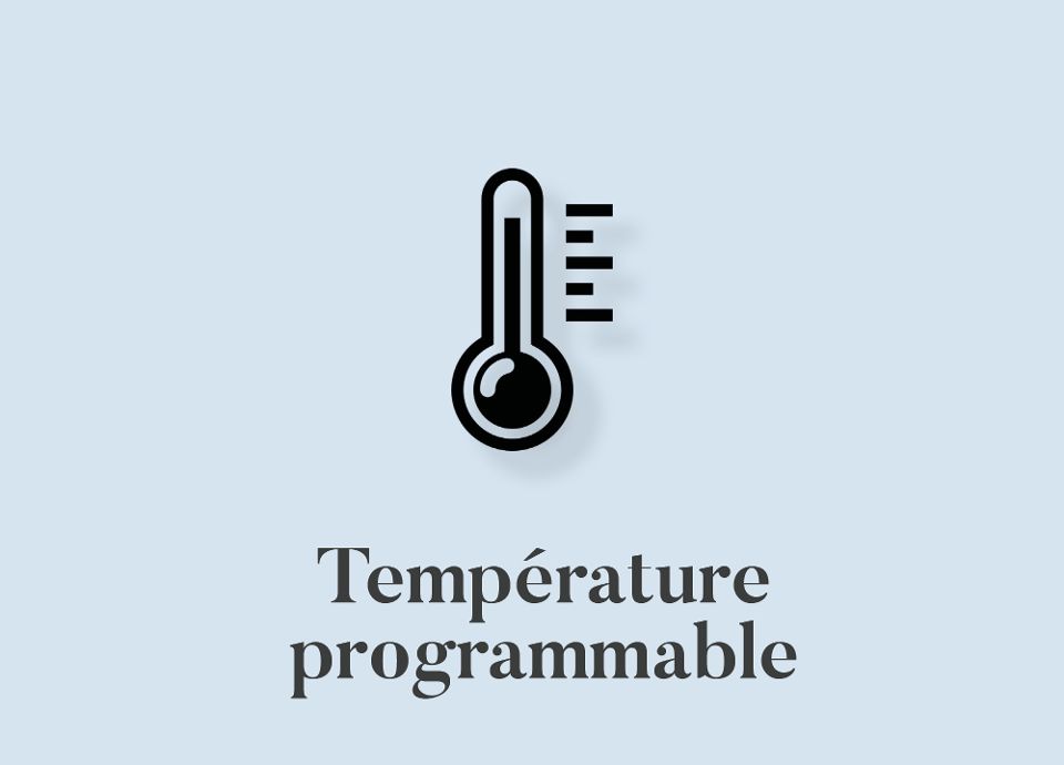 La température programmable de la machine à café expresso ECF01 SMEG