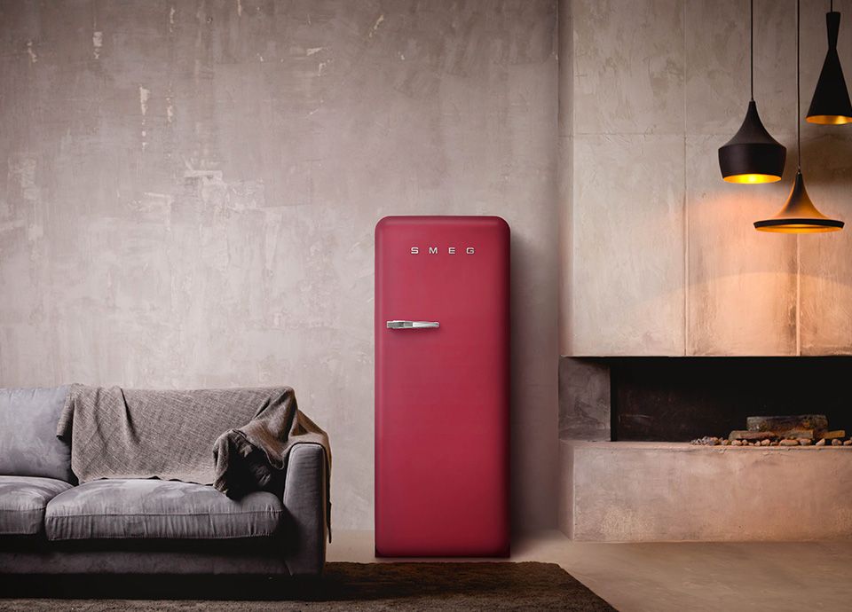 Réfrigérateur SMEG FAB28 édition spéciale couleur rubis