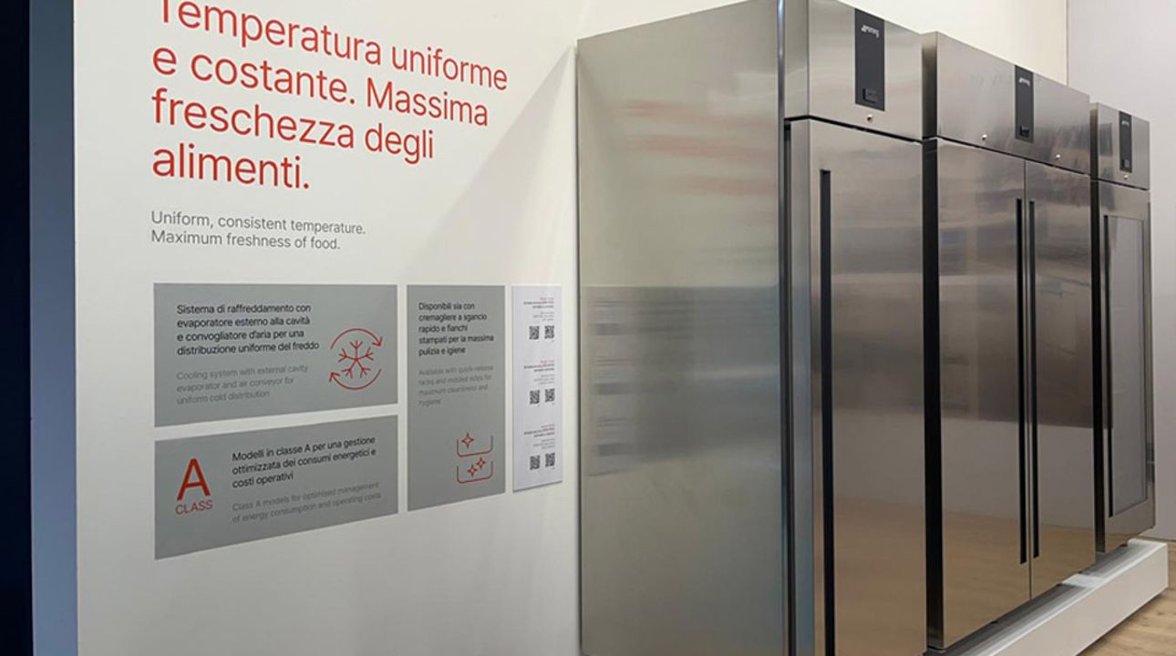 Smeg Professional rayonne à Host Milano 2025