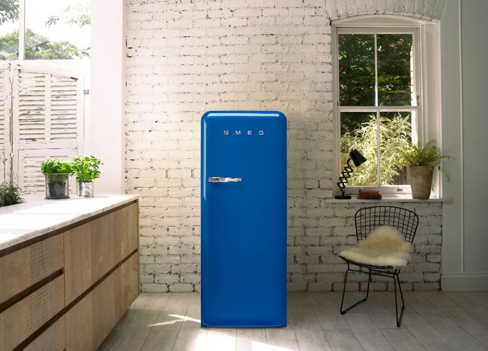Les réfrigérateurs SMEG bleus