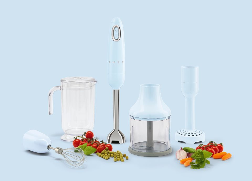 Le bleu azur en cuisine avec SMEG